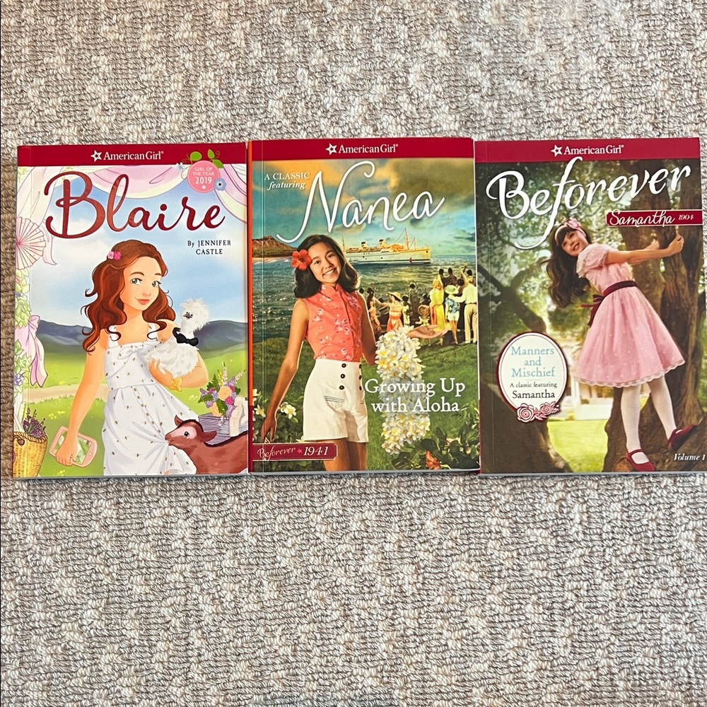 American Girl Book Trio: Blaire, Nanea & Be Forever Samantha